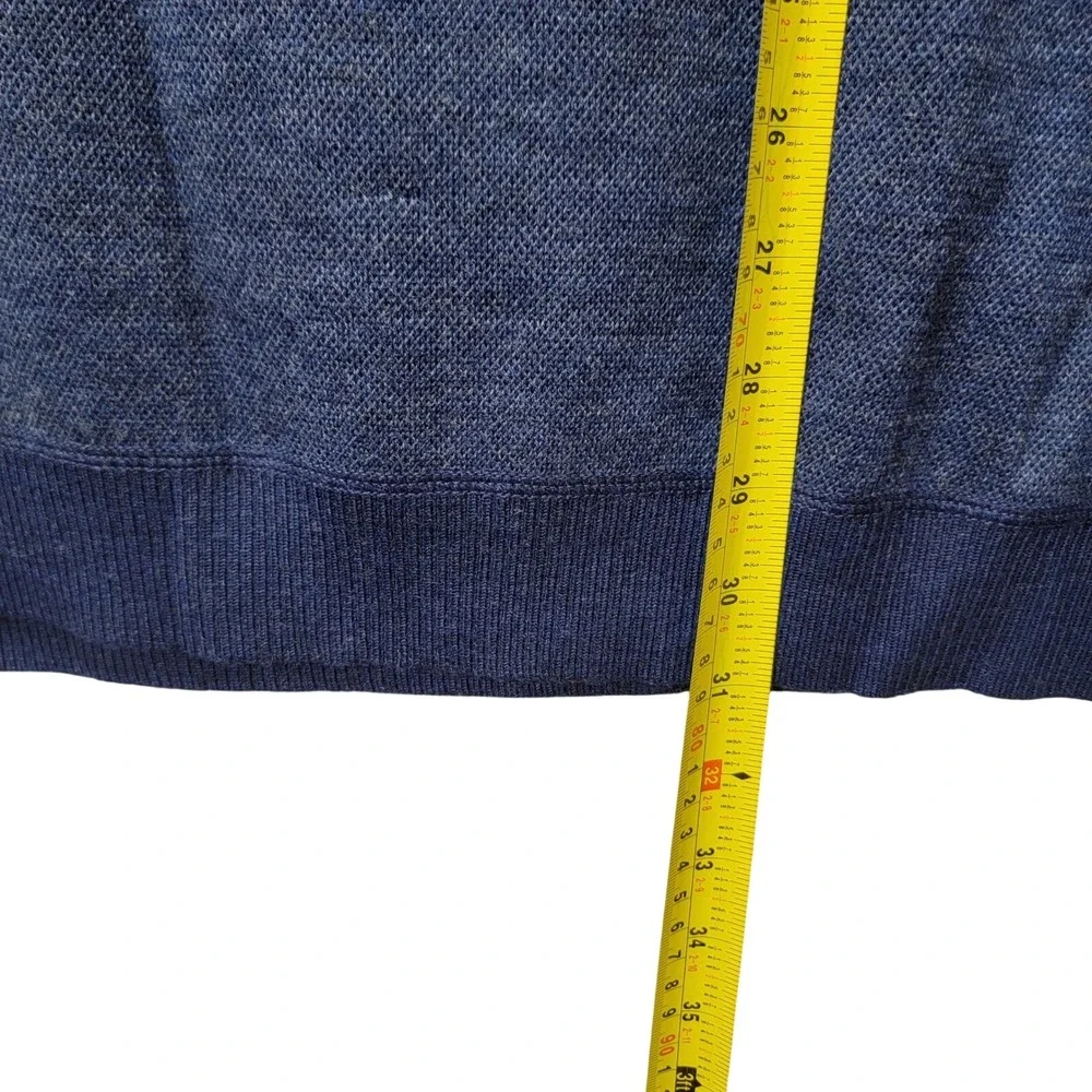 Johnnie-O Boggs Navy Extrafine Merino‎ Wool Crewneck Sweater Mens XXL JMSW1840